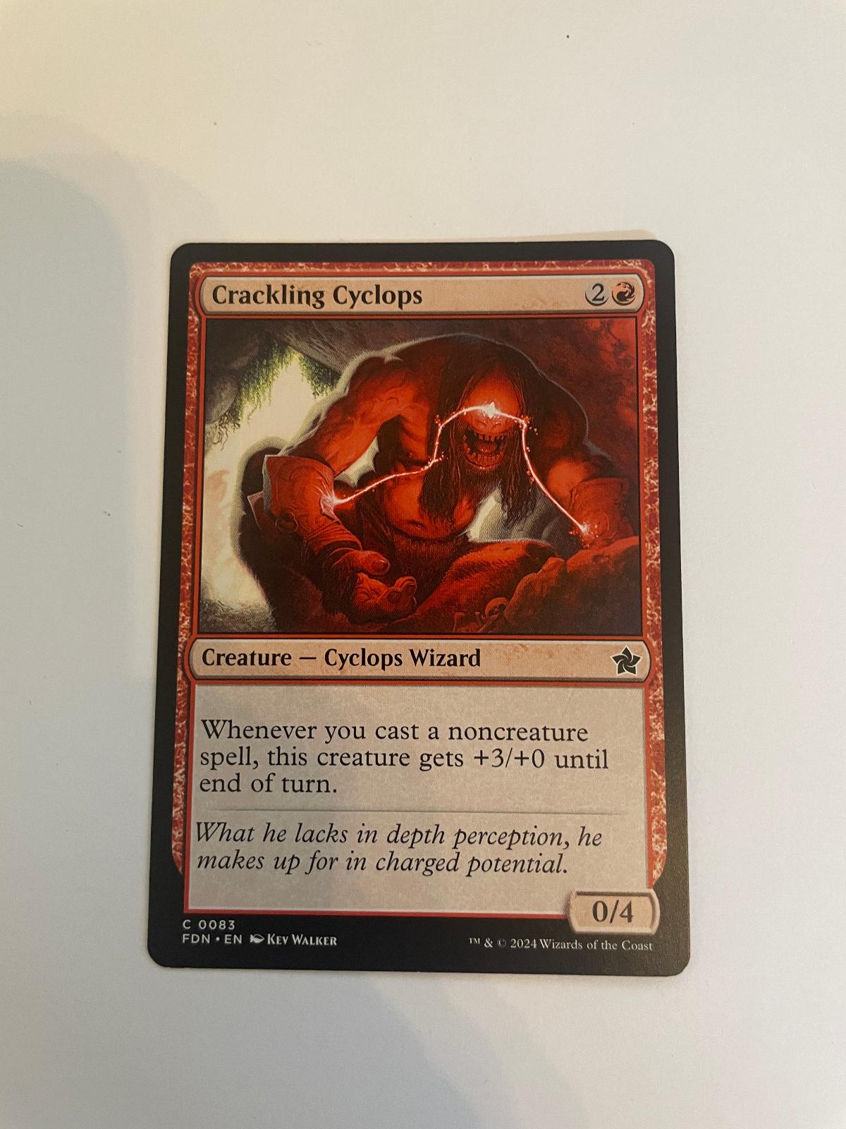 Crackling Cyclops 83 Foundations FDN NM