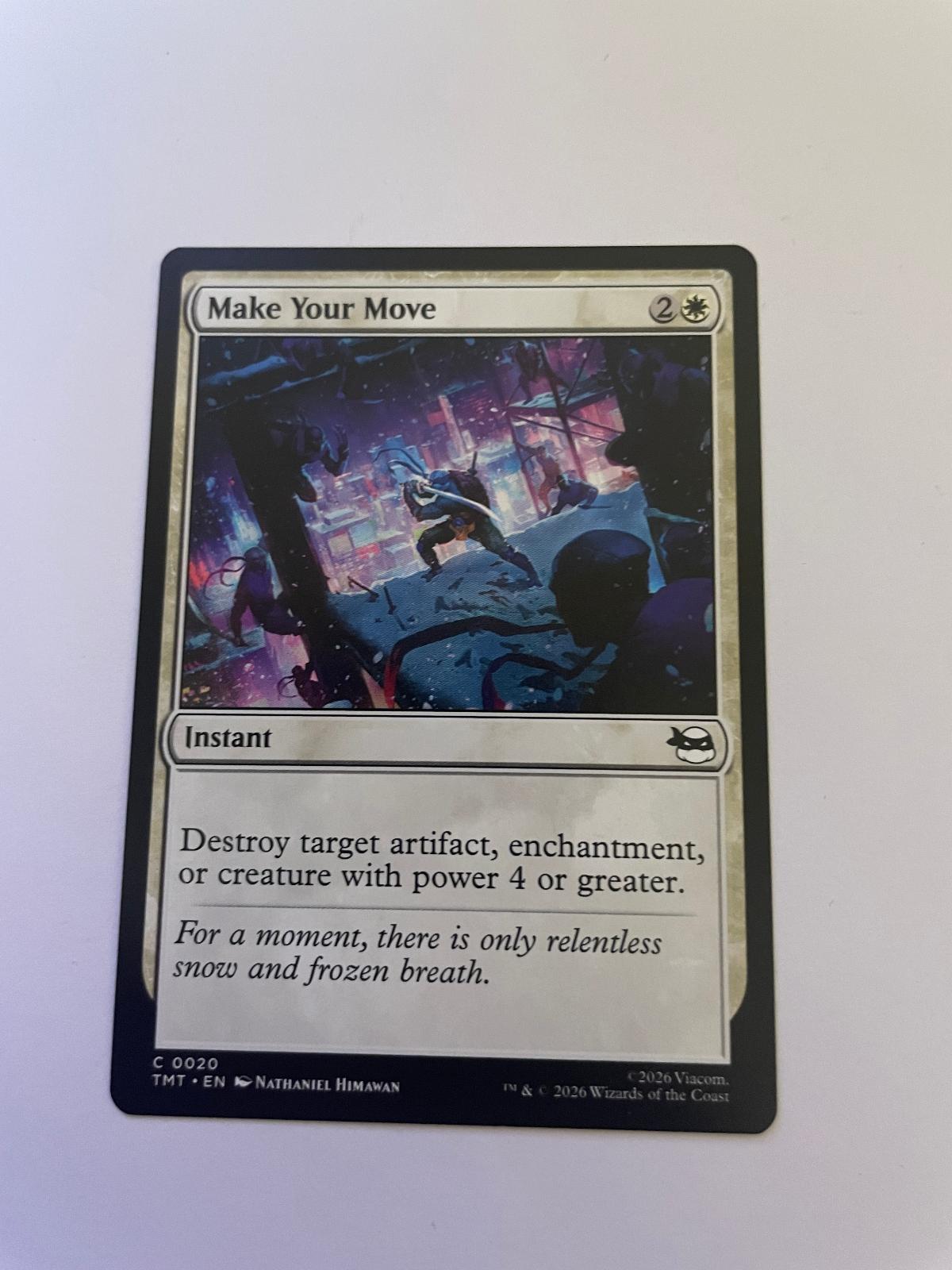Make Your Move 0020 Common Teenage Mutant Ninja Turtles Magic: The Gathering NM