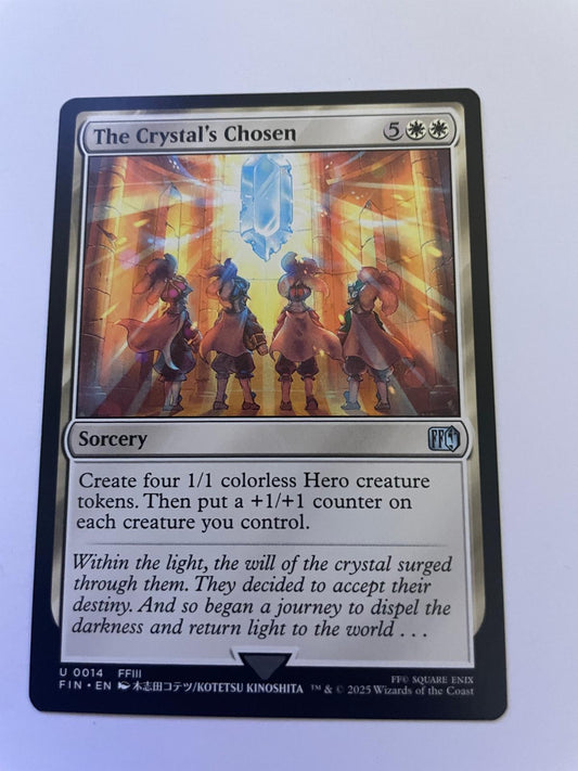 The Crystal's Chosen 14 Uncommon FINAL FANTASY Magic: The Gathering Near Mint