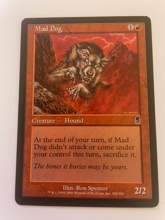 Mad Dog 202 Common Odyssey Magic: The Gathering Near Mint
