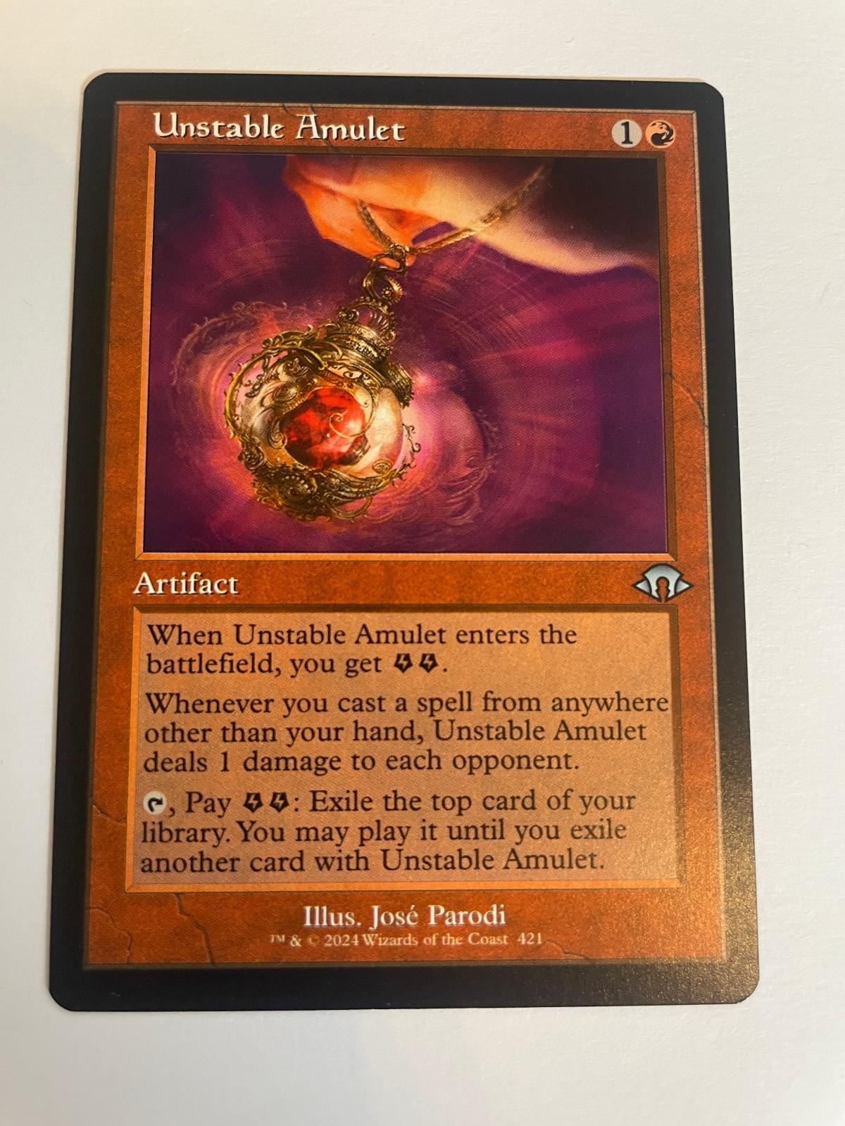Unstable Amulet (Retro Frame) 421 Modern Horizons 3 NM
