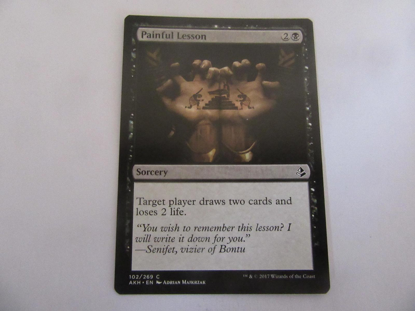 Painful Lesson 102 Amonkhet NM
