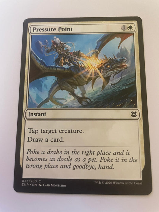 Pressure Point 33 Common Zendikar Rising Magic: The Gathering Near Mint