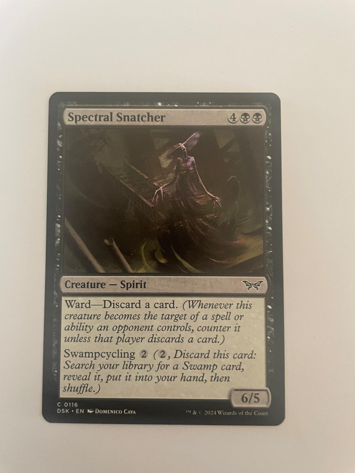 Spectral Snatcher 116 Duskmourn: House of Horror DSK NM