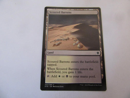 Scoured Barrens 242 Khans of Tarkir NM