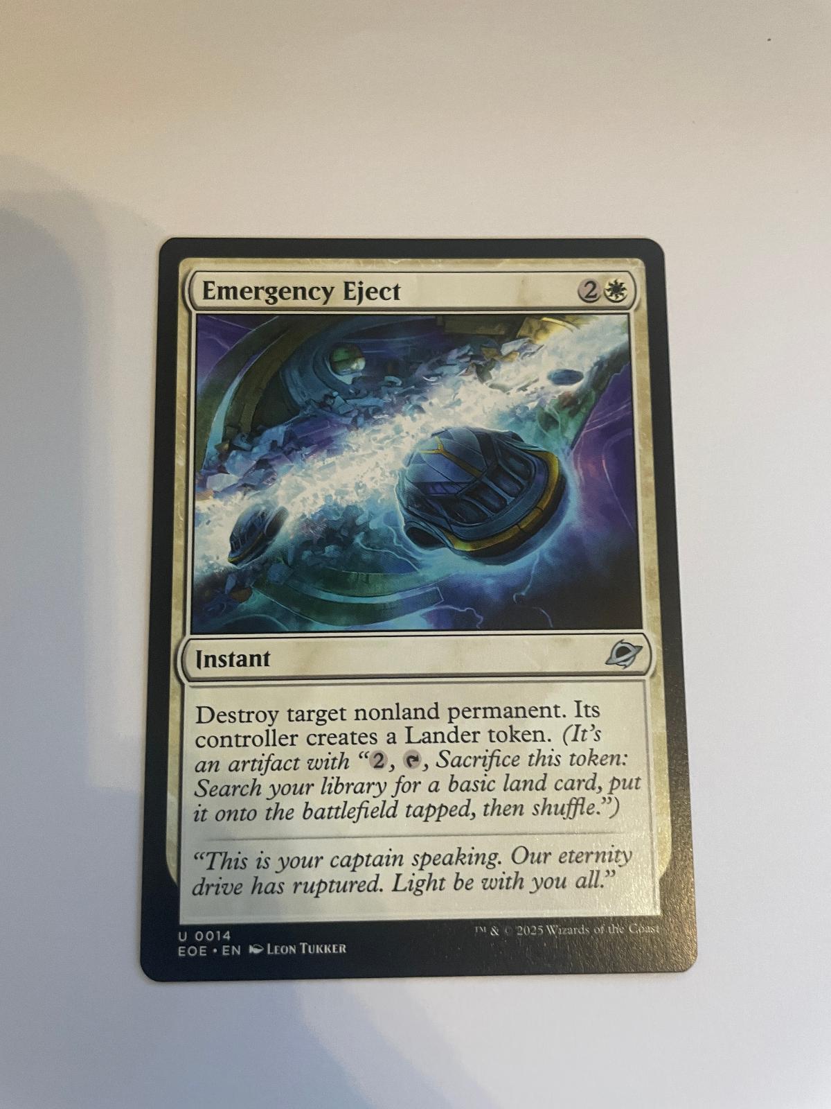 Emergency Eject 14 Edge of Eternities NM