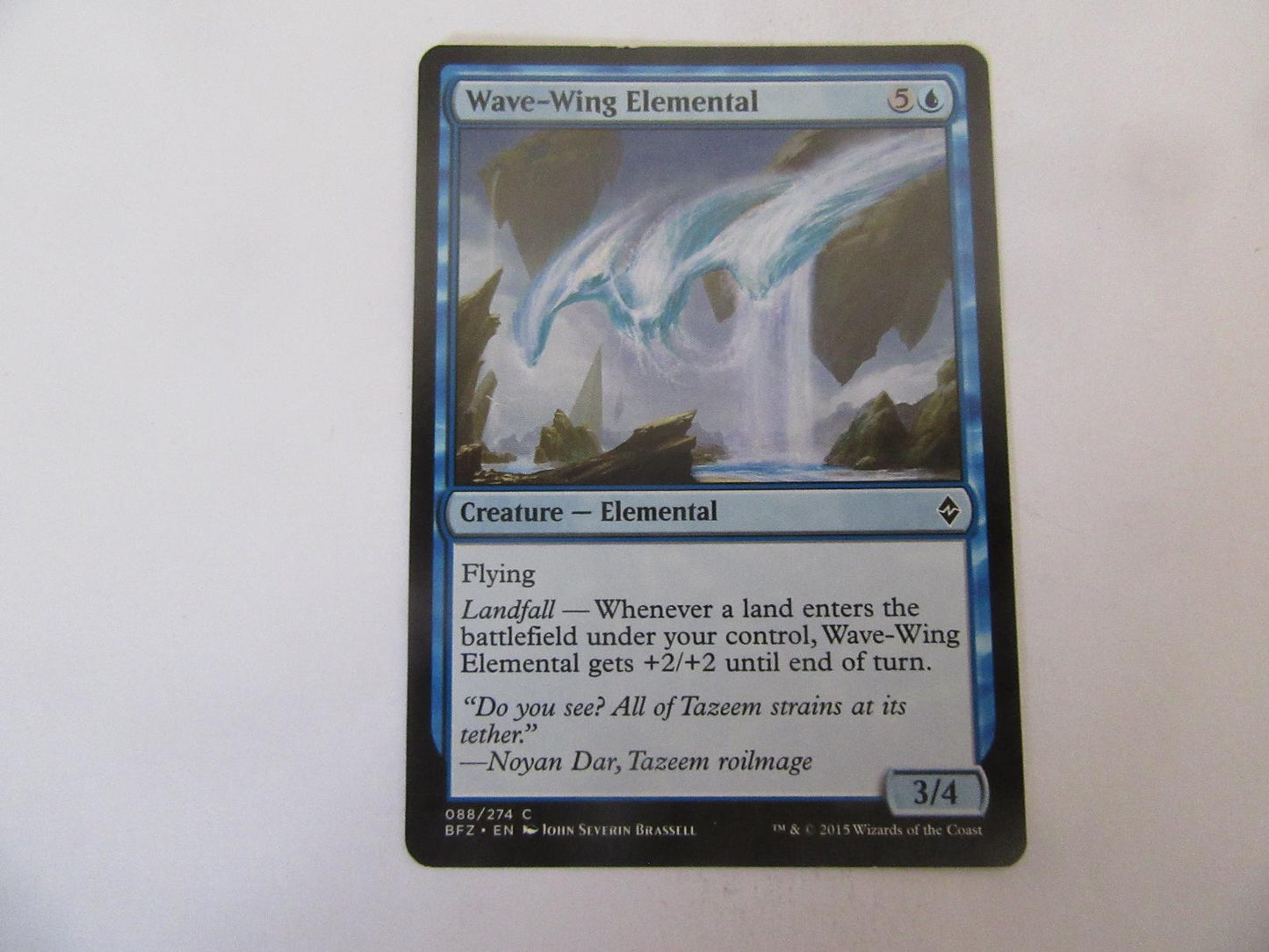 Wave-Wing Elemental 88 Battle for Zendikar NM