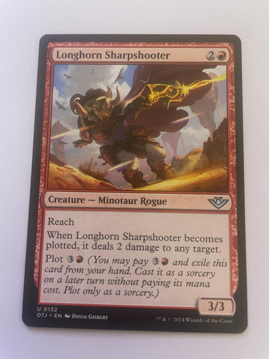 Longhorn Sharpshooter 132 Outlaws of Thunder Junction Magic: The Gathering NM