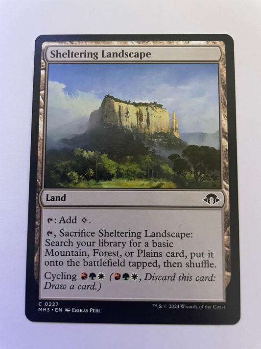 Sheltering Landscape 227 Common Modern Horizons 3 Magic: The Gathering Near Mint