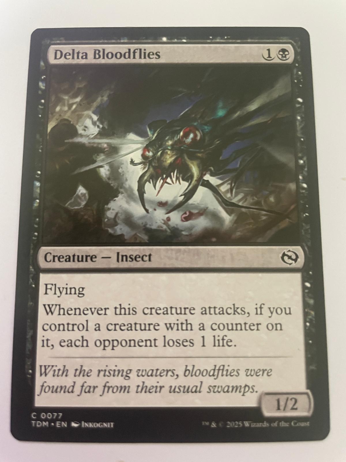 Delta Bloodflies 77 Common Tarkir: Dragonstorm Magic: The Gathering Near Mint