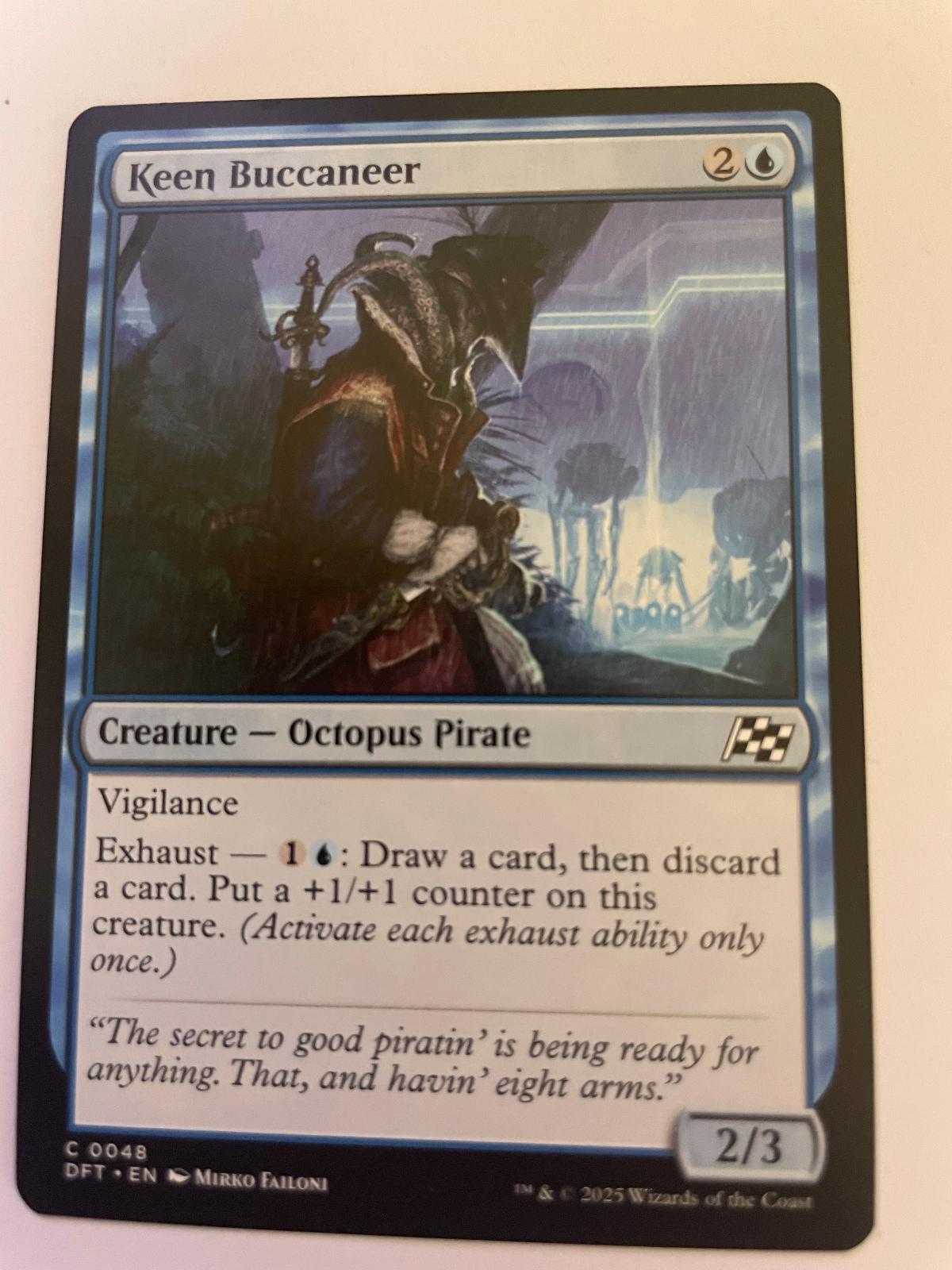 Keen Buccaneer 48 Common Aetherdrift Magic: The Gathering Near Mint