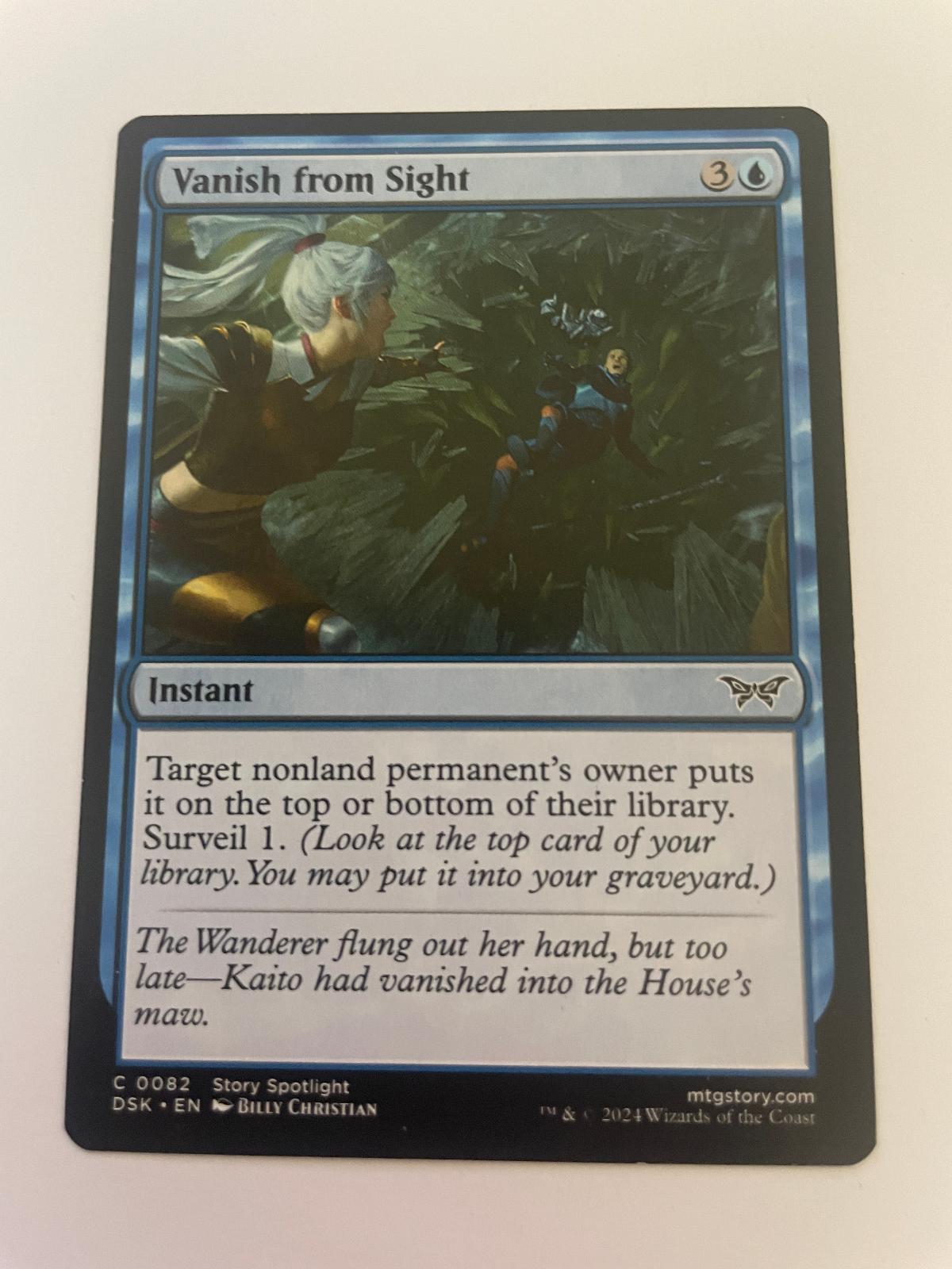 Vanish from Sight 82 Common Duskmourn: House of Horror Magic: The Gathering NM