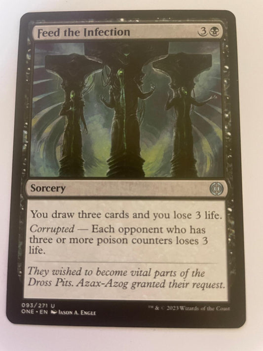 Feed the Infection 93 Uncommon Phyrexia: All Will Be One Magic: The Gathering NM