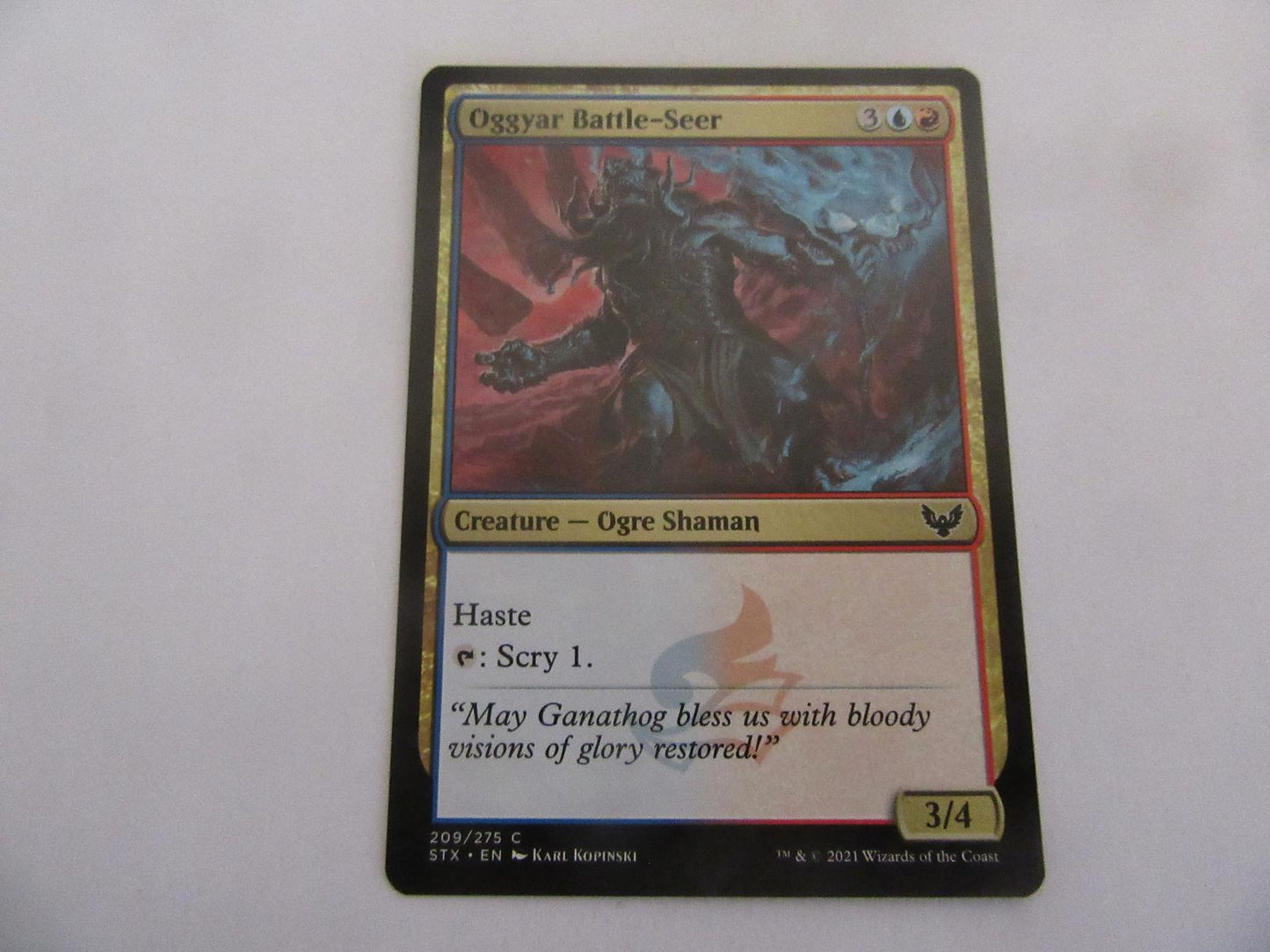 Oggyar Battle-Seer 209 Strixhaven: School of Mages NM