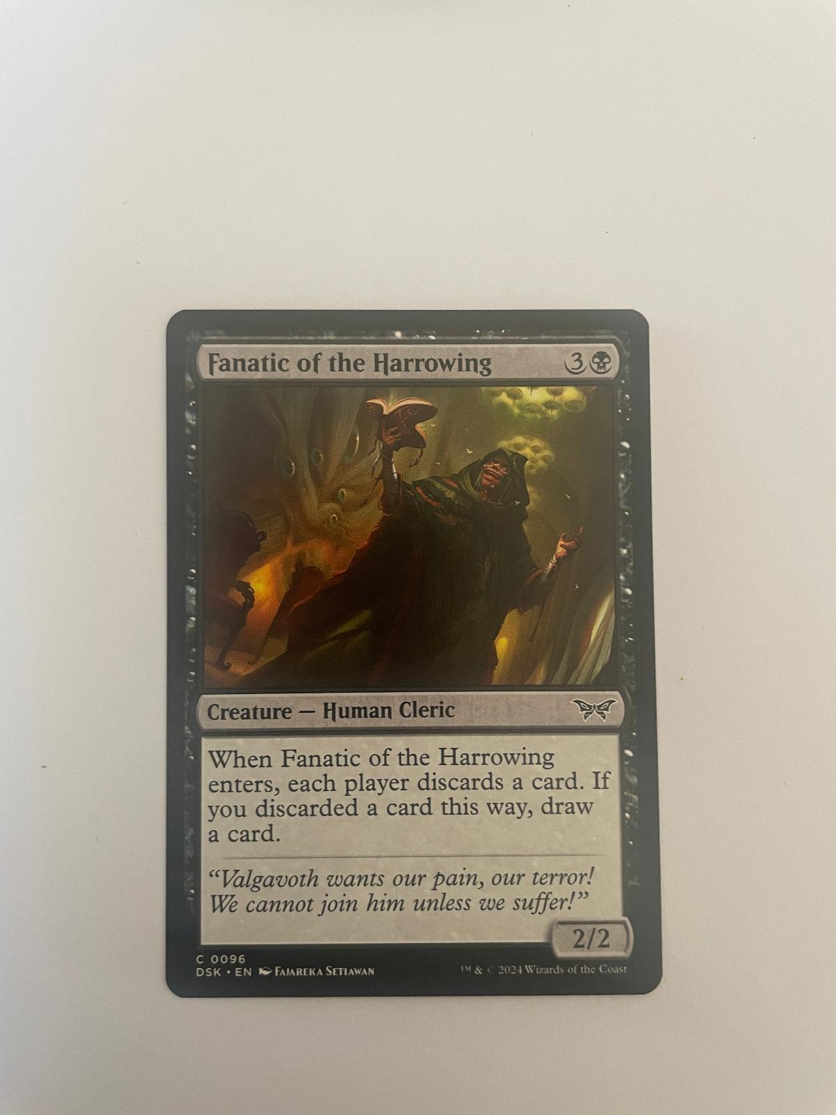 Fanatic of the Harrowing 96 Duskmourn: House of Horror DSK NM