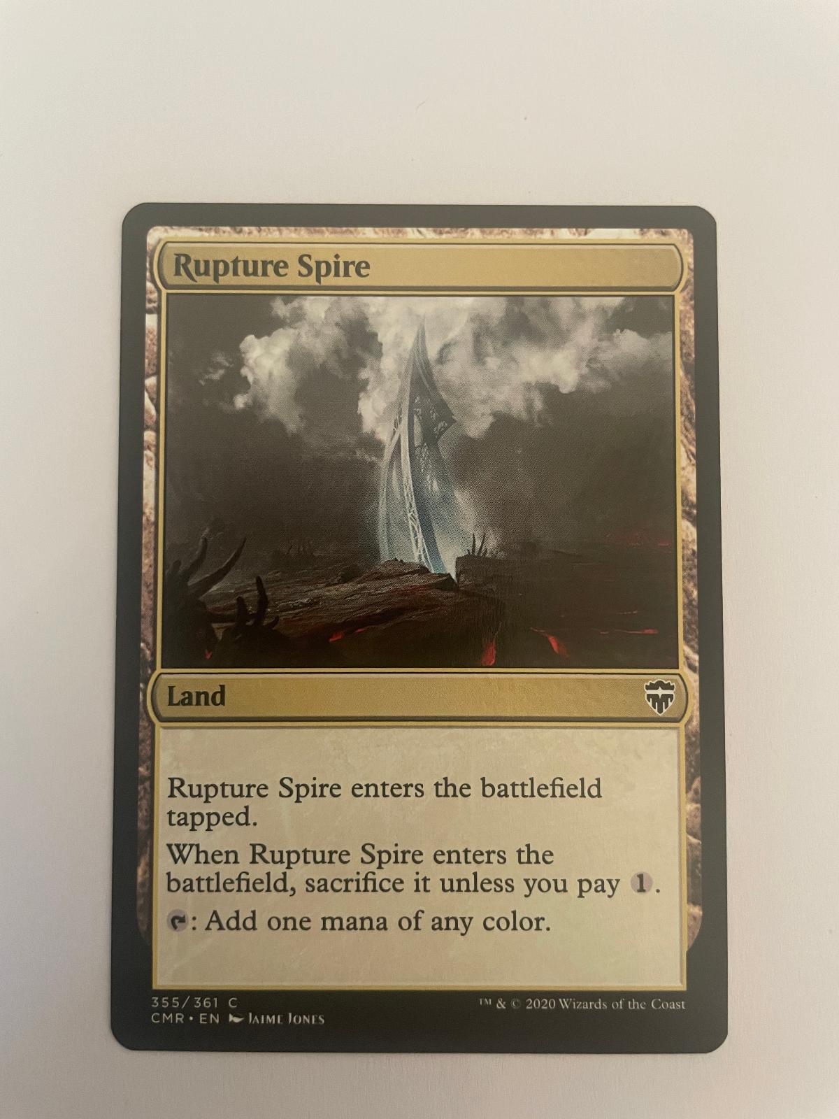 Rupture Spire (355) 355 Commander Legends CMR NM