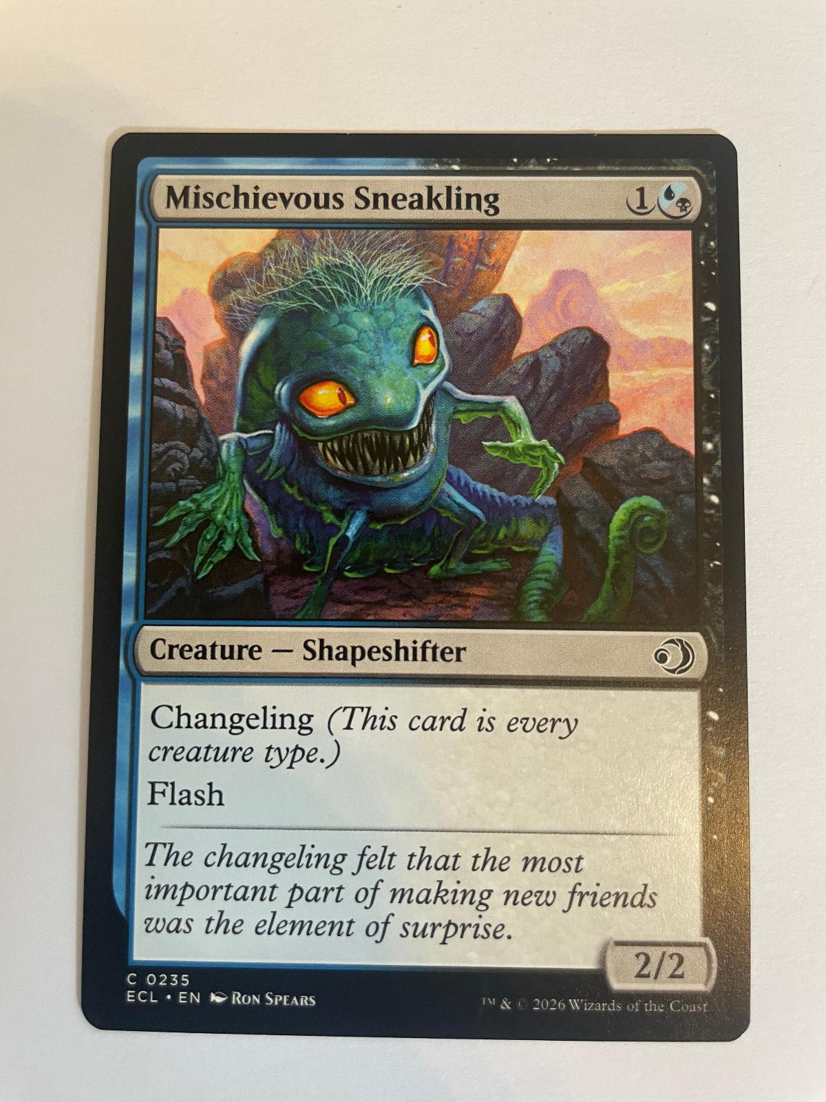 Mischievous Sneakling 235 Lorwyn Eclipsed ECL NM