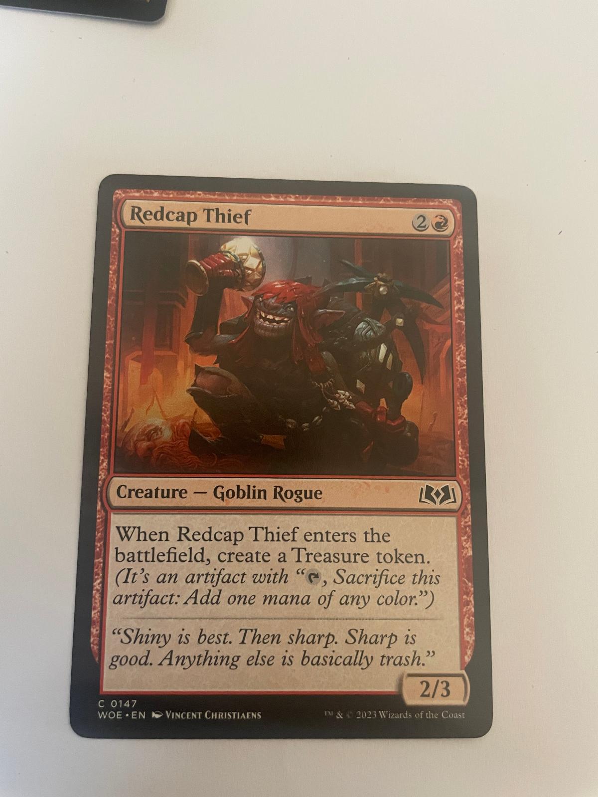 Redcap Thief 147 Wilds of Eldraine WOE NM