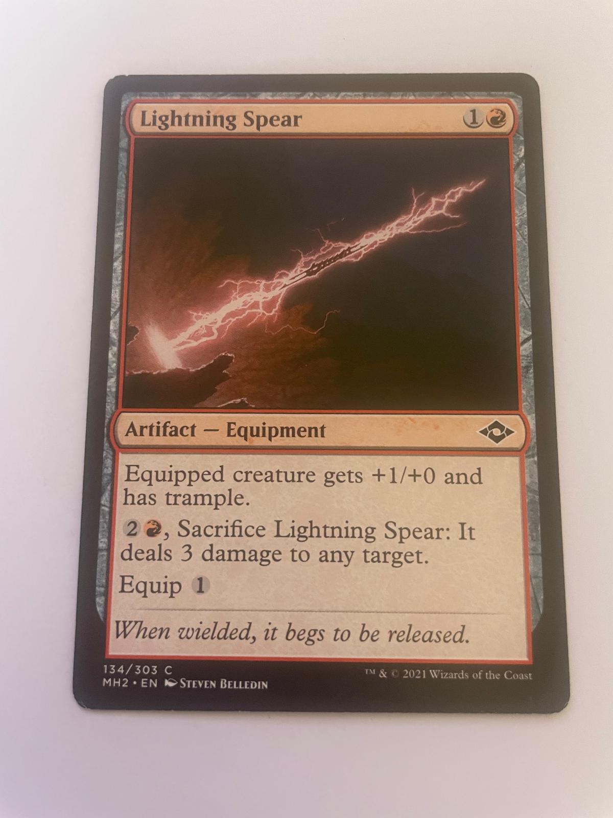 Lightning Spear 134 Common Modern Horizons 2 Magic: The Gathering Near Mint