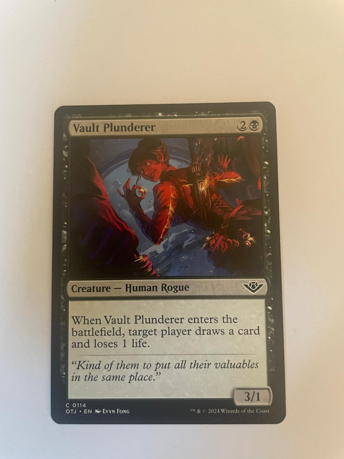 Vault Plunderer 114 Outlaws of Thunder Junction OTJ NM