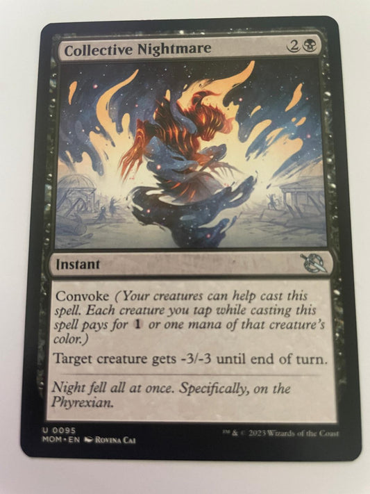 Collective Nightmare 95 Uncommon March of the Machine Magic: The Gathering NM