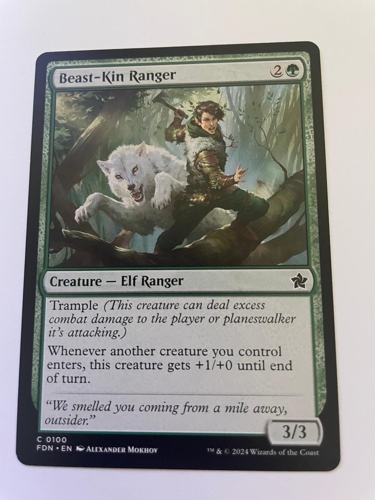 Beast-Kin Ranger 100 Common Foundations Magic: The Gathering Near Mint