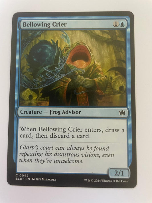 Bellowing Crier 42 Common Bloomburrow Magic: The Gathering Near Mint