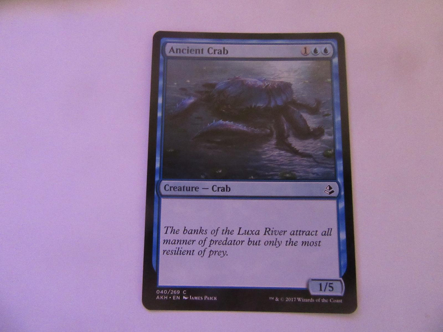 Ancient Crab 40 Amonkhet NM