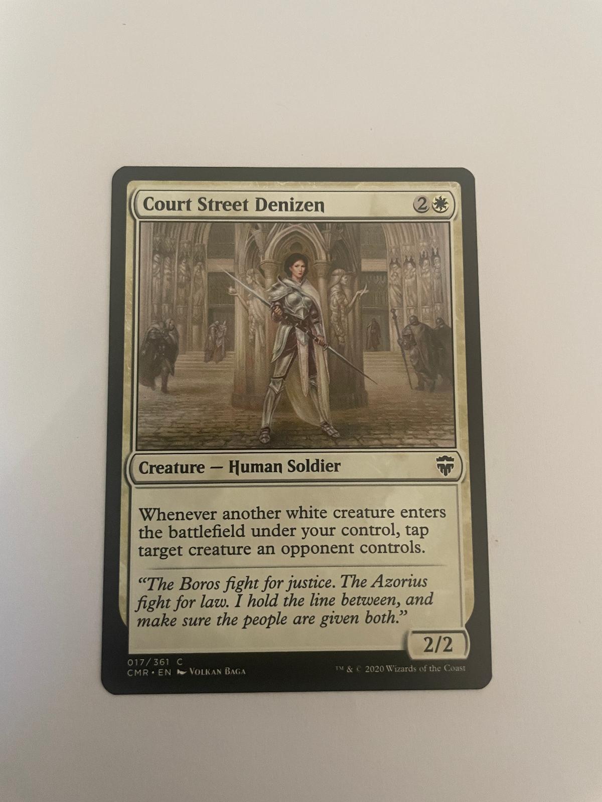 Court Street Denizen 17 Commander Legends CMR NM