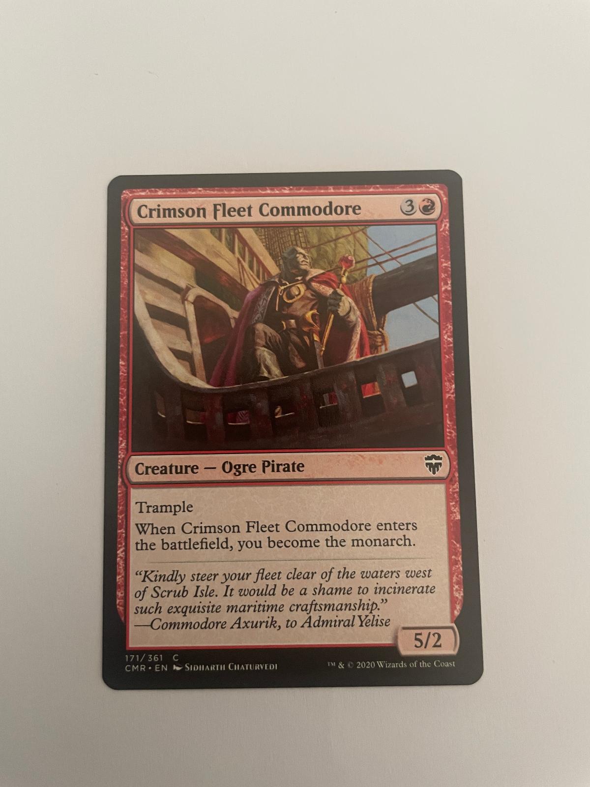 Crimson Fleet Commodore 171 Commander Legends CMR NM