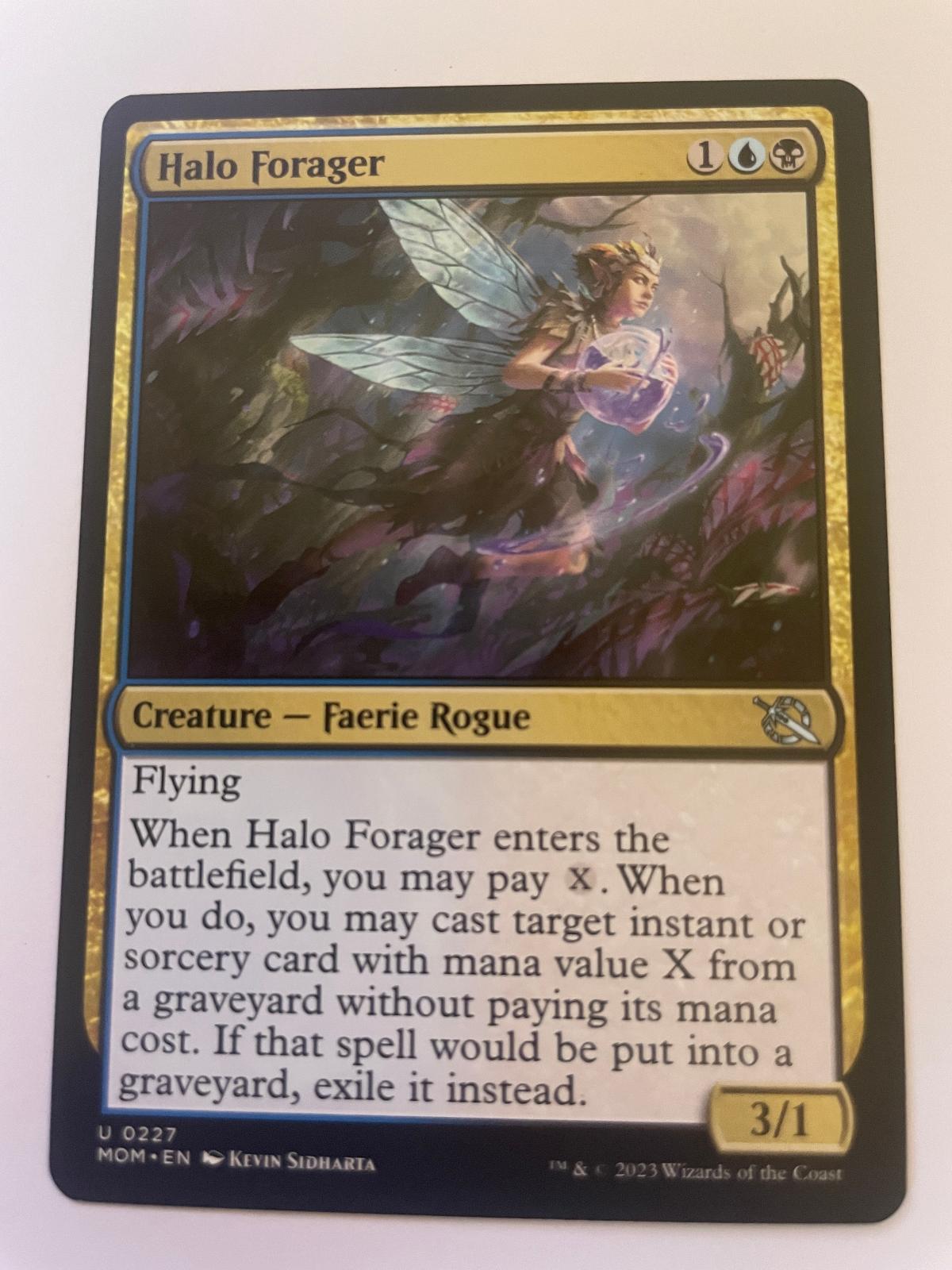 Halo Forager 227 Uncommon March of the Machine Magic: The Gathering Near Mint