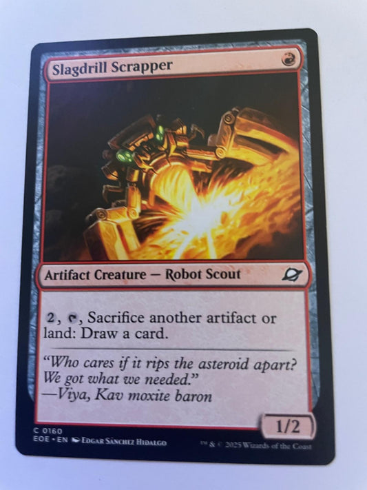 Slagdrill Scrapper 160 Common Edge of Eternities Magic: The Gathering Near Mint