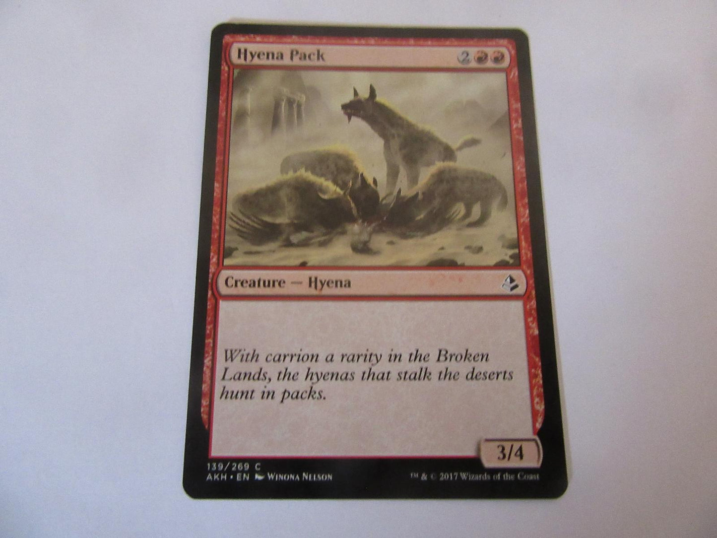 Hyena Pack 139 Amonkhet NM