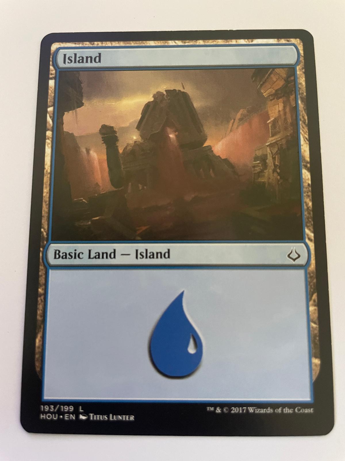 Island (193) 193 Land Hour of Devastation Magic: The Gathering Near Mint