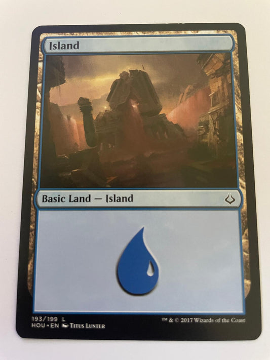 Island (193) 193 Land Hour of Devastation Magic: The Gathering Near Mint