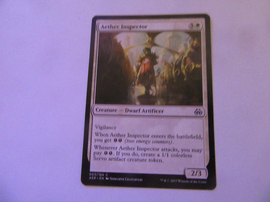Aether Inspector 3 Aether Revolt NM