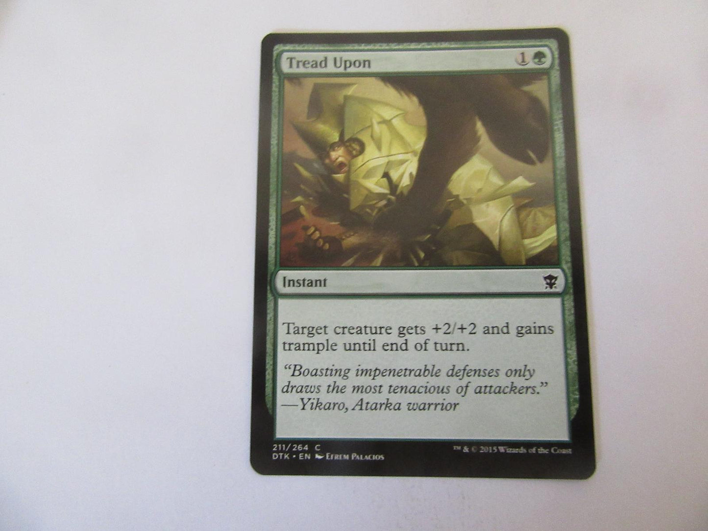 Tread Upon 211 Dragons of Tarkir NM