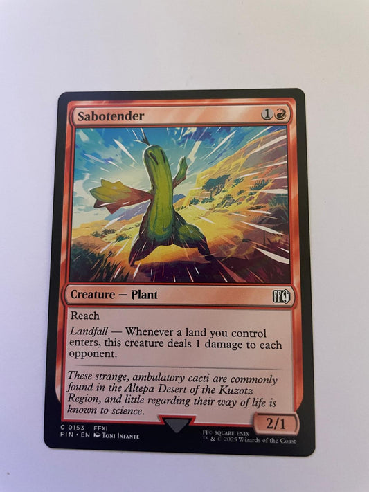 Sabotender 153 Common FINAL FANTASY Magic: The Gathering Near Mint