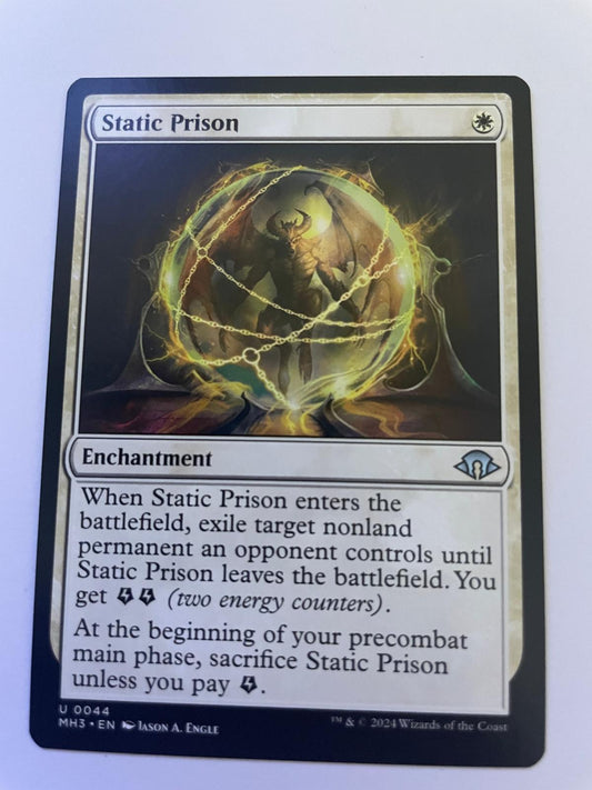 Static Prison 44 Uncommon Modern Horizons 3 Magic: The Gathering Near Mint