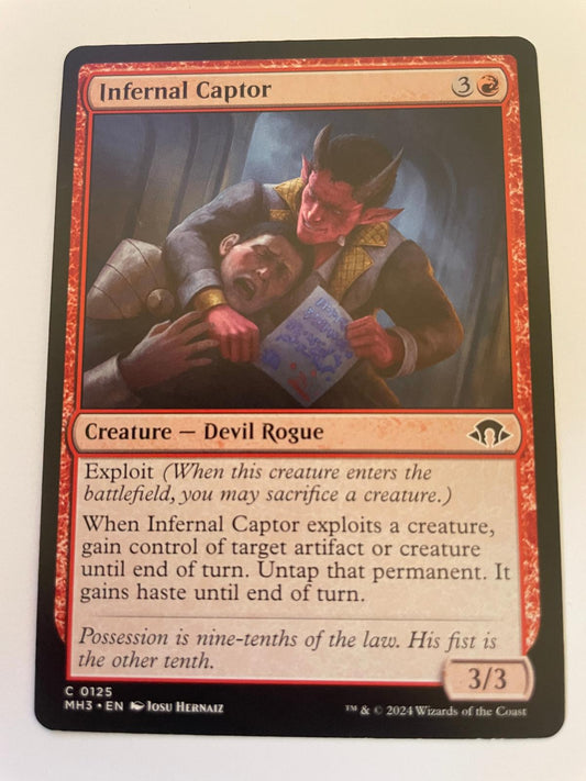 Infernal Captor 125 Common Modern Horizons 3 Magic: The Gathering Near Mint