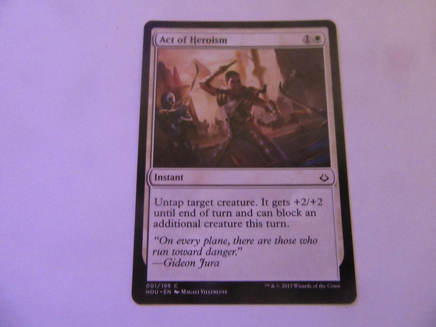 Act of Heroism 1 Hour of Devastation NM