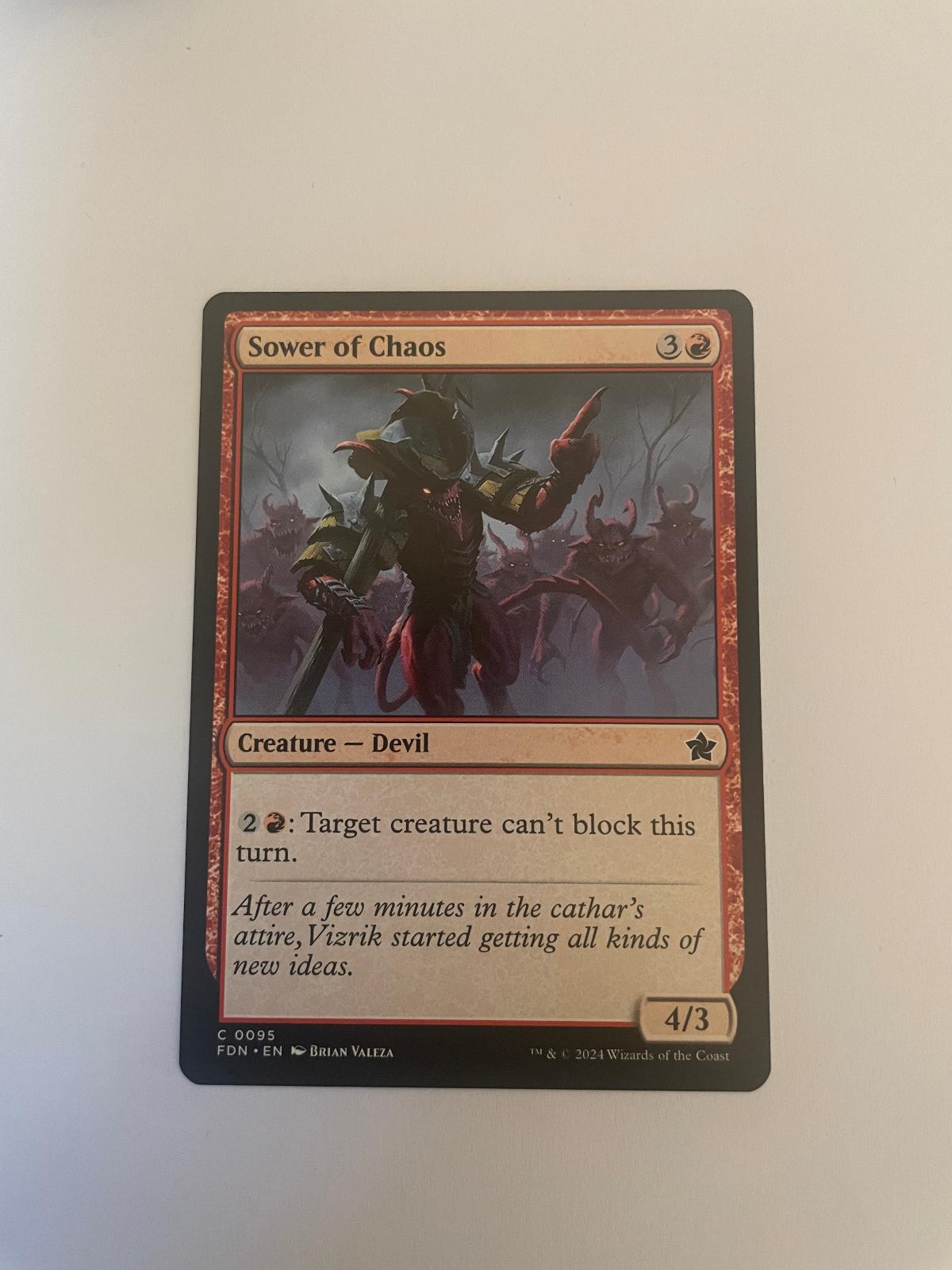 Sower of Chaos 95 Foundations FDN NM