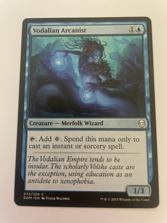 Vodalian Arcanist 73 Common Dominaria Magic: The Gathering Near Mint