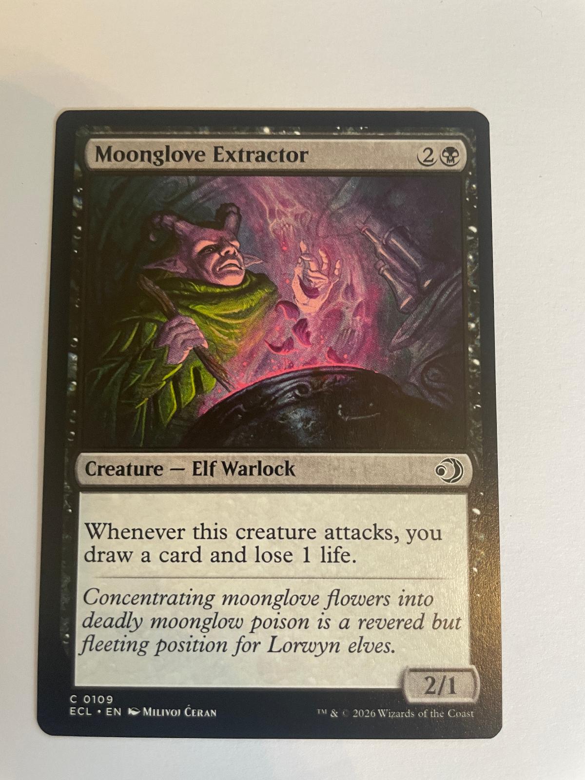 Moonglove Extractor 109 Lorwyn Eclipsed ECL NM