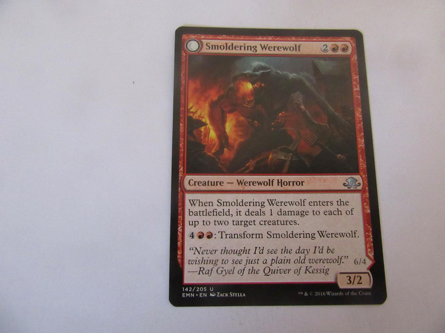Smoldering Werewolf 142 Eldritch Moon NM