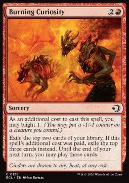 Burning Curiosity
