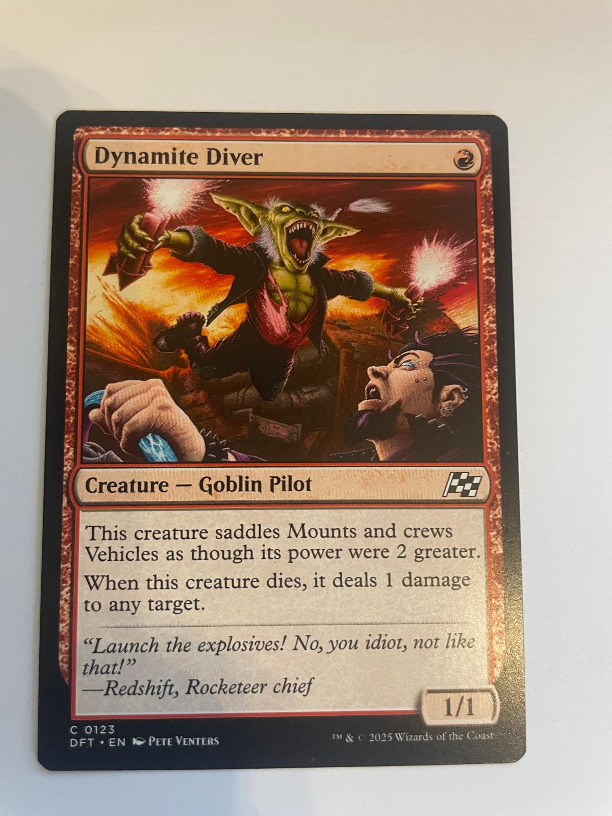 Dynamite Diver 123 Aetherdrift NM