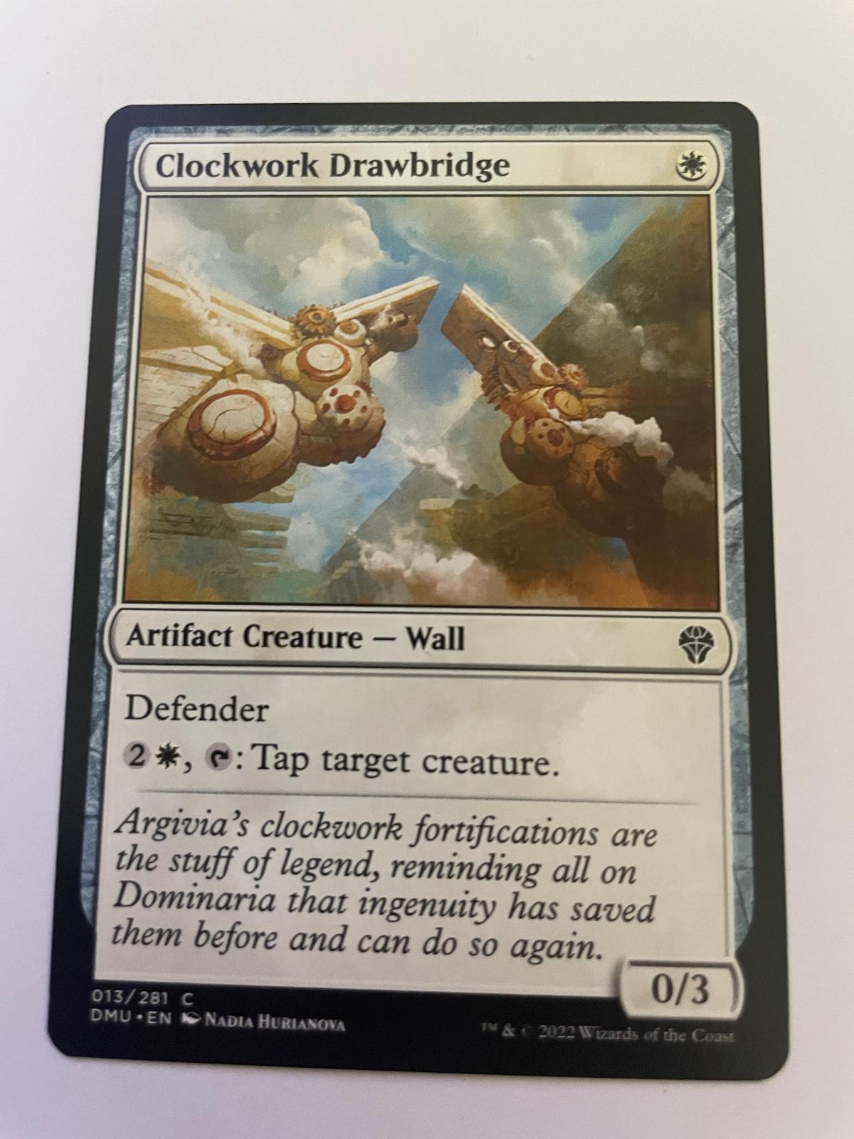 Clockwork Drawbridge 13 Common Dominaria United Magic: The Gathering Near Mint