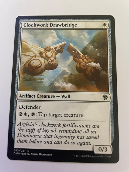 Clockwork Drawbridge 13 Common Dominaria United Magic: The Gathering Near Mint