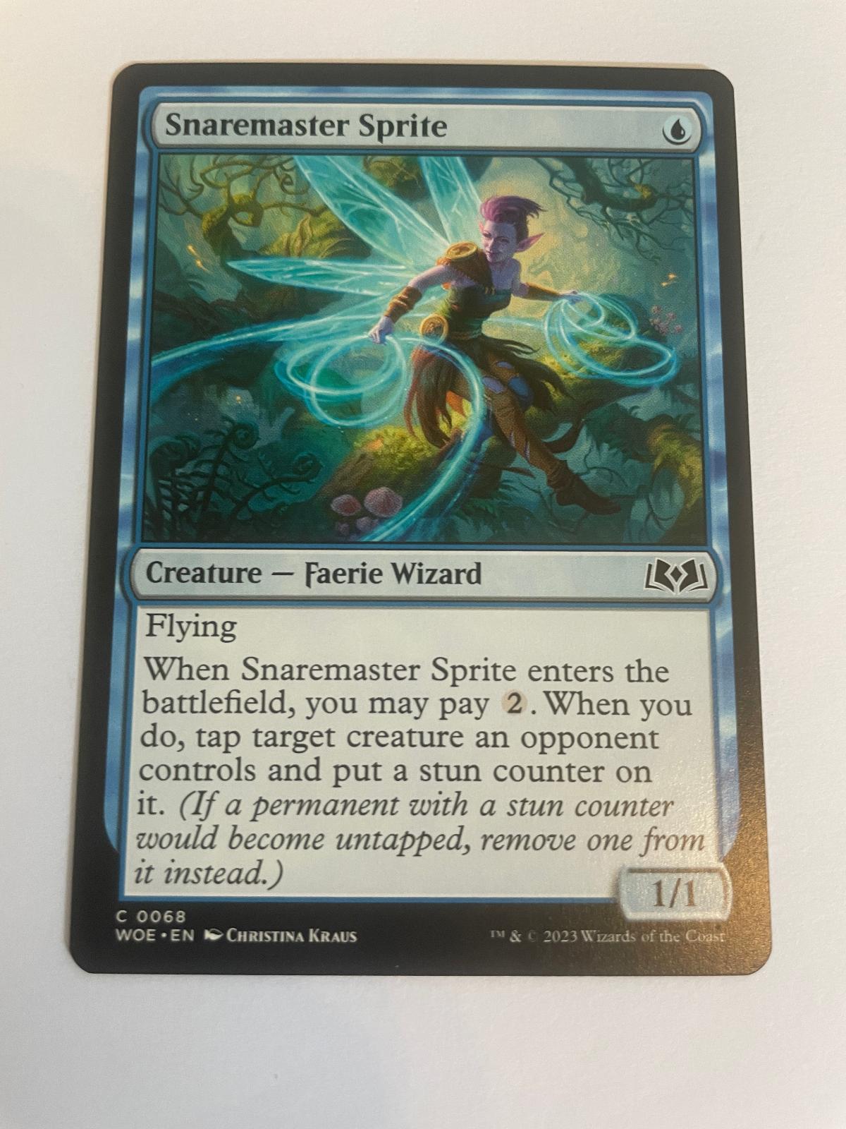 Snaremaster Sprite 68 Wilds of Eldraine NM